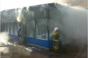 Торговый павильон на площади 35 кв. м сгорел в Иванове
