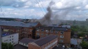 Пожар в здании, где раньше размещалась ивановская фабрика Балашова (ФОТО)