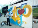 В Иванове художники порадовали зрителей созданием панно на открытом фестивале граффити (ФОТО)