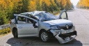 В Заволжском районе иномарка влетела в столб – неизвестный водитель скрылся, его пассажир погиб на месте