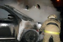 В День защитника Отечества в Кохме сгорел автомобиль