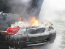 Рано утром в Кинешме сгорел автомобиль