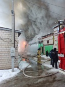 В Кинешме был пожар в гаражном кооперативе