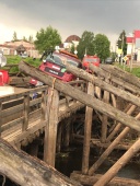 В Холуе обрушился мост (ФОТО)