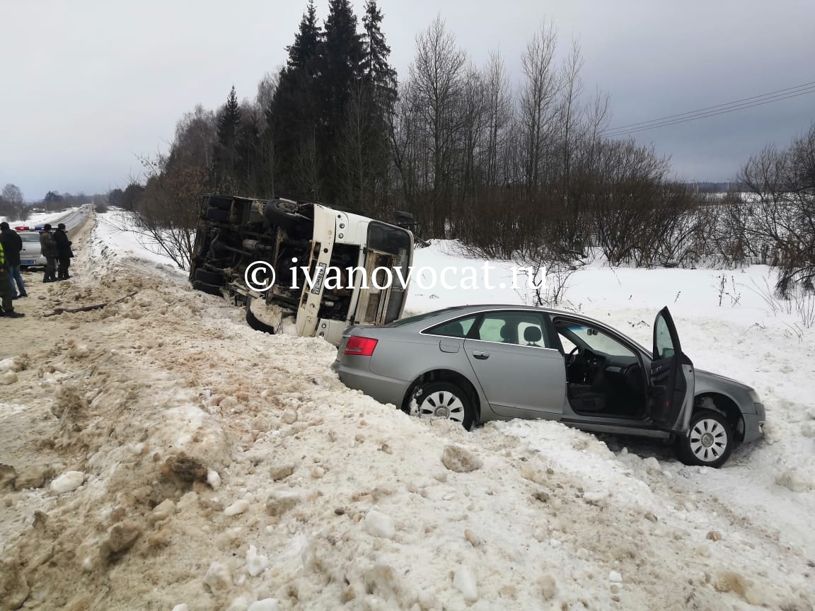 Пассажирский автобус «Шуя – Иваново» попал в ДТП и опрокинулся (ФОТО) |  15.03.2021 | Новости Иваново - БезФормата