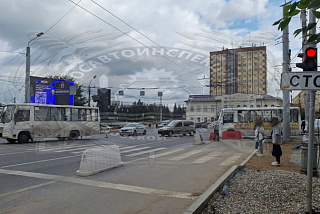 В Иванове столкнулись два пассажирских автобуса