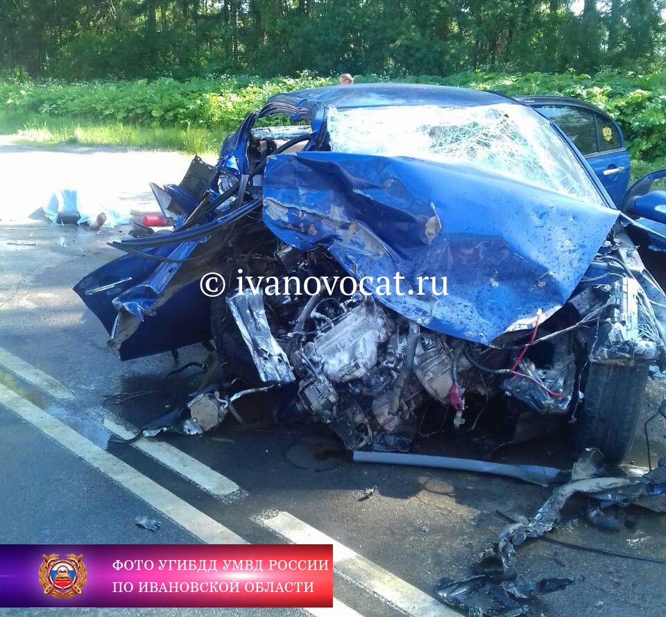 В Ивановском районе в ДТП погибла пассажирка иномарки (ФОТО) | 16.06.2020 |  Новости Иваново - БезФормата