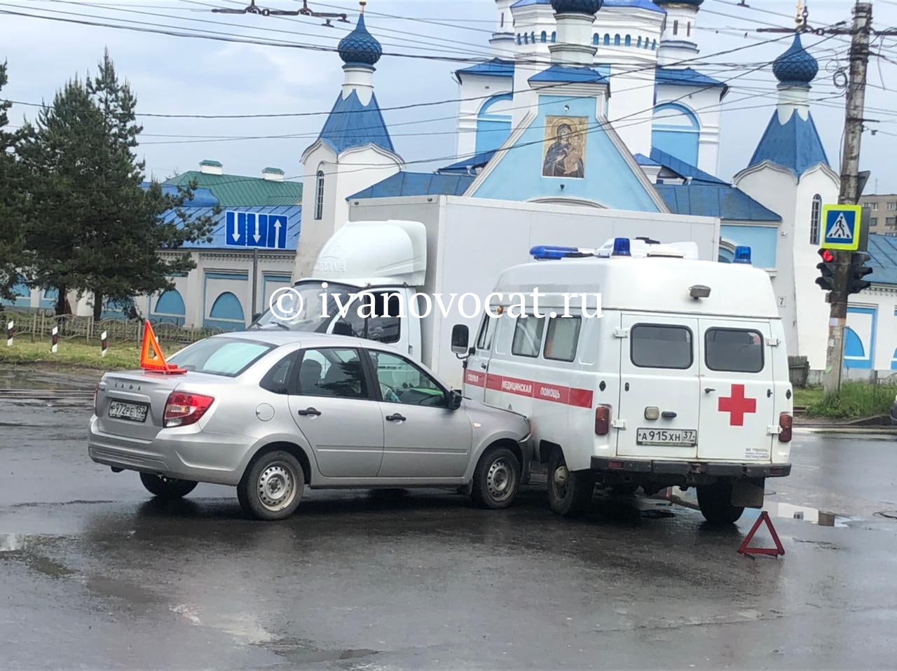 ДТП с участием скорой помощи в Иванове (ФОТО) | 28.05.2021 | Новости Иваново  - БезФормата