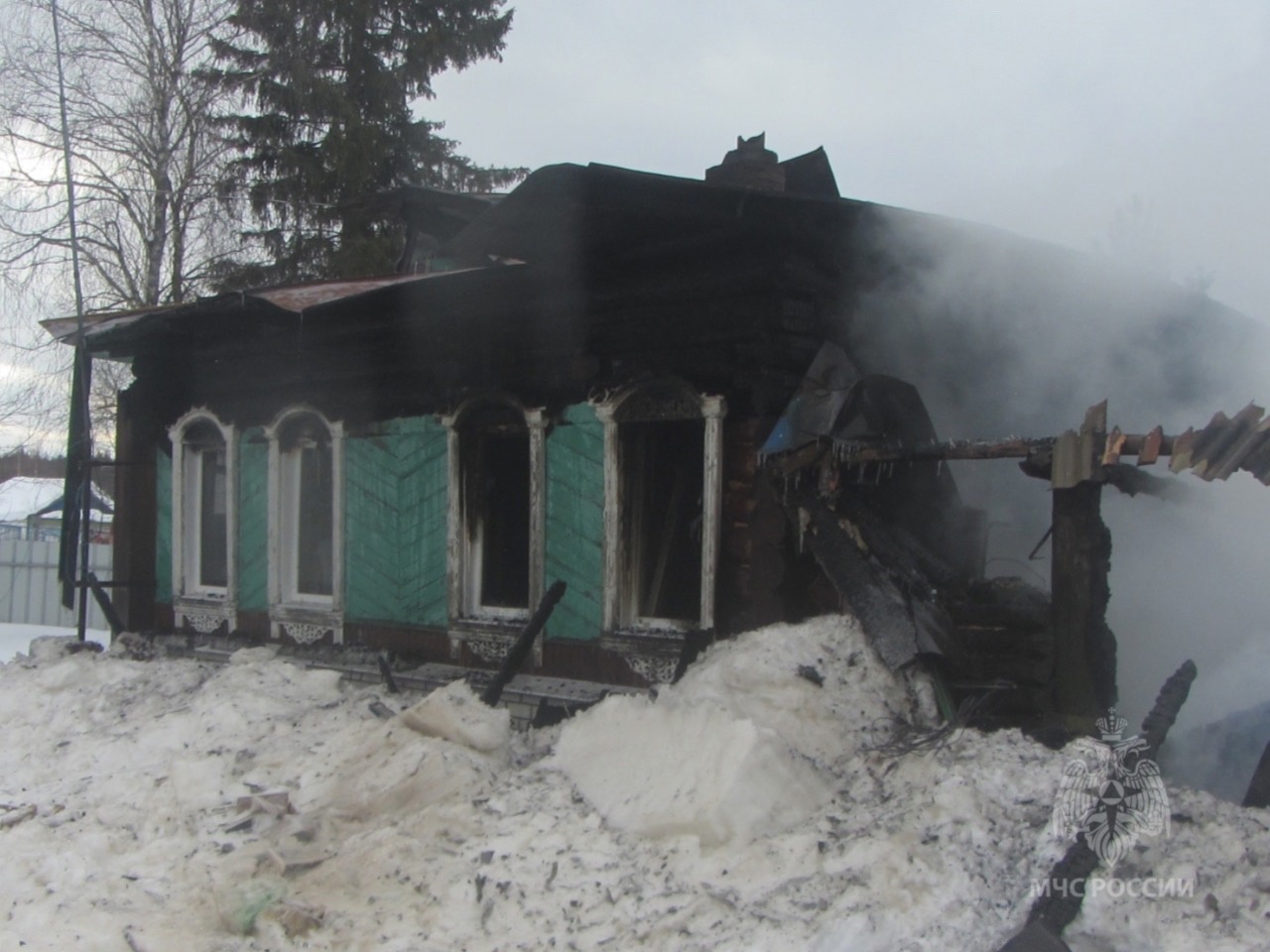 Подробности непростого пожара в селе Яковлево в Ивановской области (ФОТО) |  26.02.2024 | Новости Иваново - БезФормата