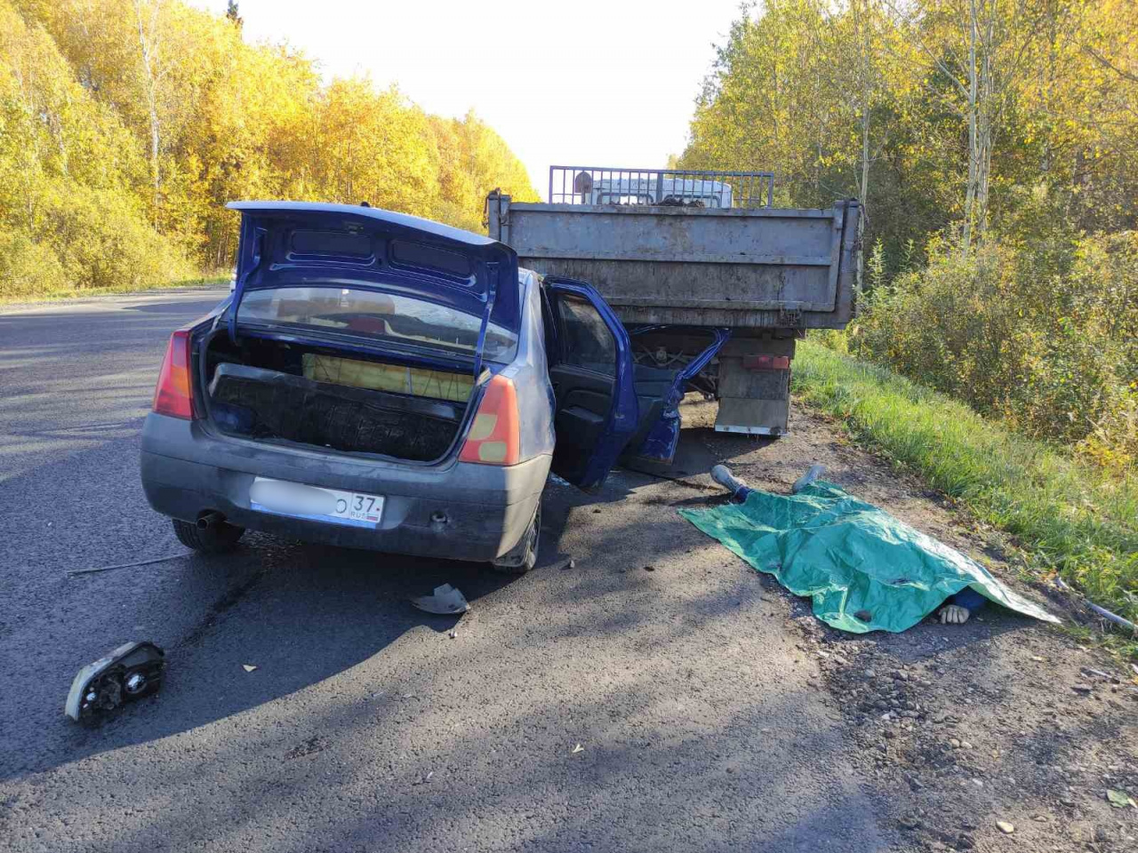 Буксировка автомобиля в Ивановской области закончилась ДТП и гибелью  человека (ФОТО 18+)