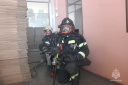 Ивановские пожарные провели учения на территории текстильного предприятия (ФОТО)