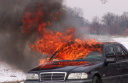 В Ивановской области горят автомобили