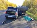 Буксировка автомобиля в Ивановской области закончилась ДТП и гибелью человека (ФОТО 18+)