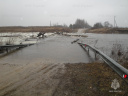 В Ивановской области подтопило один из низководных мостов