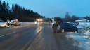 Неопытный водитель в Ивановской области попал в ДТП и устроил массовый коллапс (ФОТО)