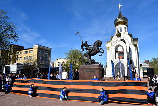 Как в Иванове стартовала акция «Георгиевская ленточка» (ФОТО)