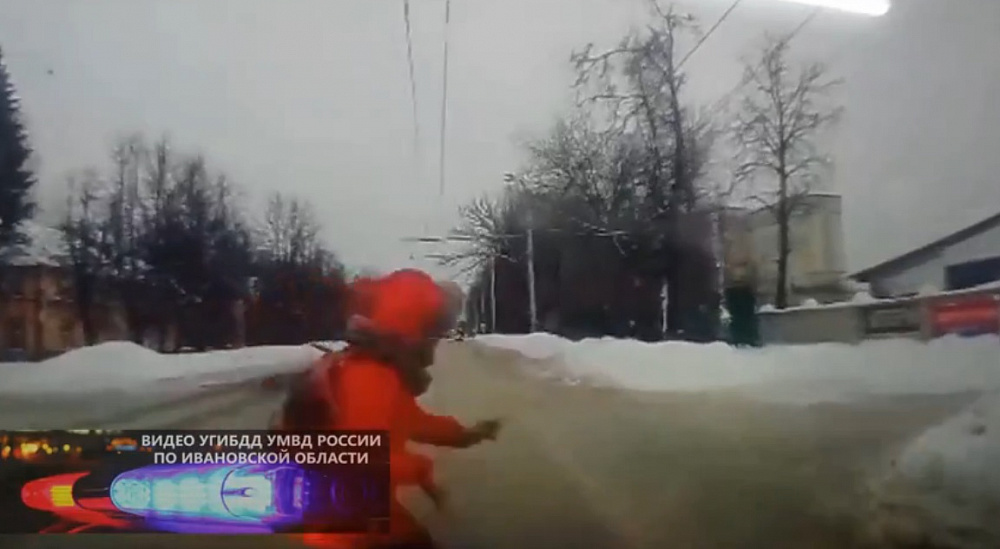 Момент наезда на ребенка в Иванове попал на видео (ВИДЕО)