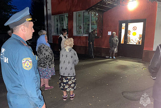 Ночная тренировка по эвакуации прошла в одном из ивановских центров социального обслуживания населения (ФОТО)   