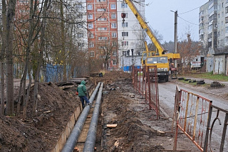 В Суховке подходит к концу обновление теплотрасс, проводимое компанией «Ивгортеплоэнерго» (ФОТО)