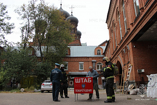 В Иванове в Введенском женском монастыре прошли пожарно-тактические учения (ФОТО)