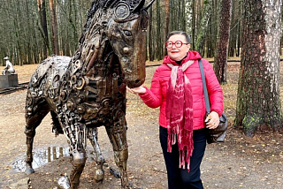 Железный конь в парке им. В.Я. Степанова (ФОТО)