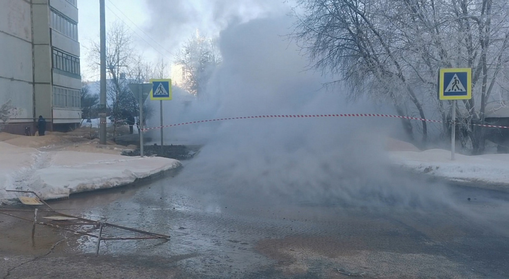 В Иванове произошла крупная коммунальная авария