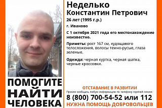 Продолжается поиск пропавшего в октябре ивановца (ФОТО)