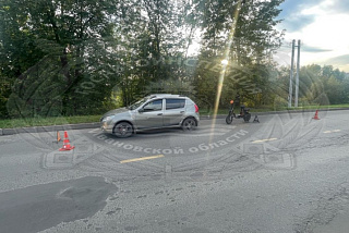 В Иванове электросамокат столкнулся с автомобилем