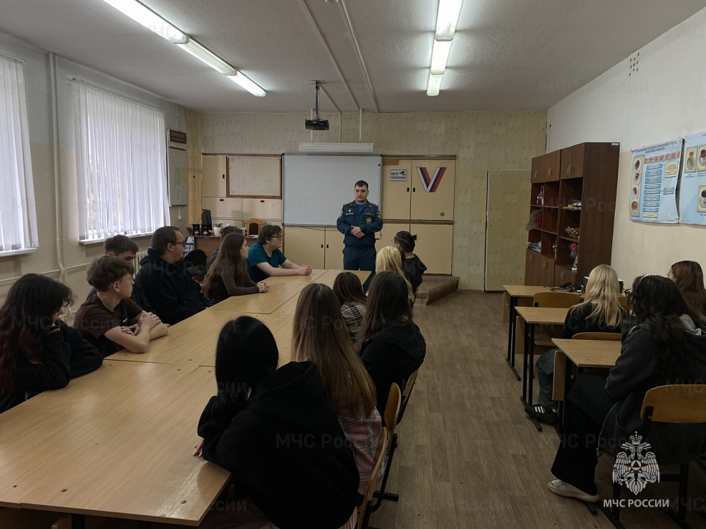 Урок пожарной безопасности для тейковских школьников (ФОТО)