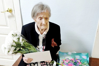 100 лет исполнилось ивановке ветерану Великой Отечественной войны Анне Андреевне Белкиной (ФОТО)
