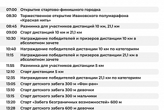 6 июля в Иванове пройдет четвертый полумарафон «Красная нить» (ФОТО)