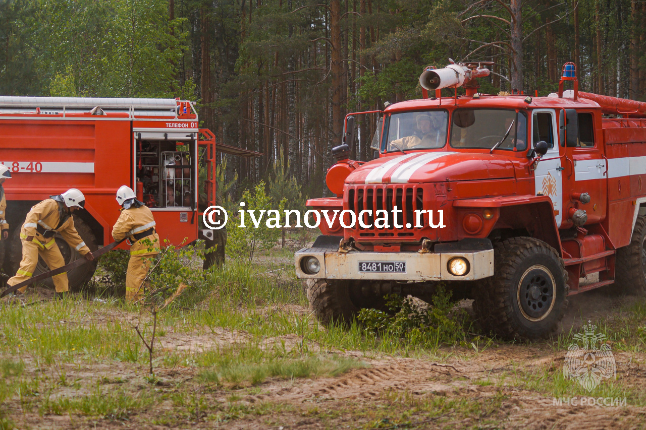 Ивановские пожарные провели учения по тушению лесных пожаров (ФОТО) |  01.06.2023 | Новости Иваново - БезФормата