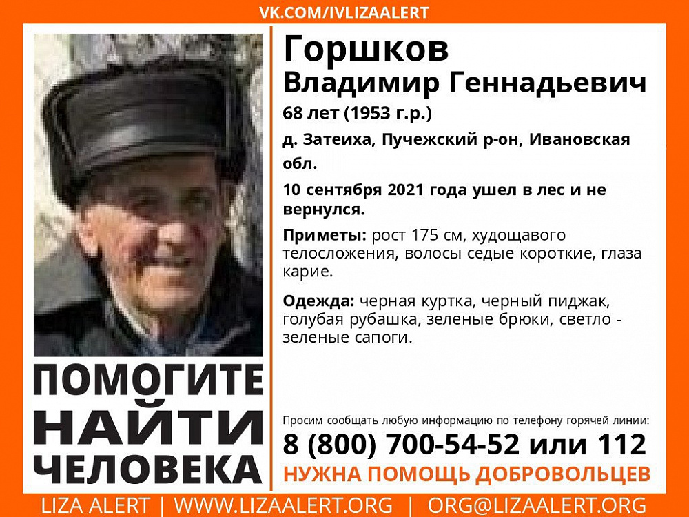 Продолжается поиск грибника из Пучежского района (ФОТО)