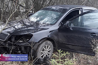 Водитель умер за рулем, автомобиль съехал в кювет: ДТП в Ивановском районе (ФОТО)