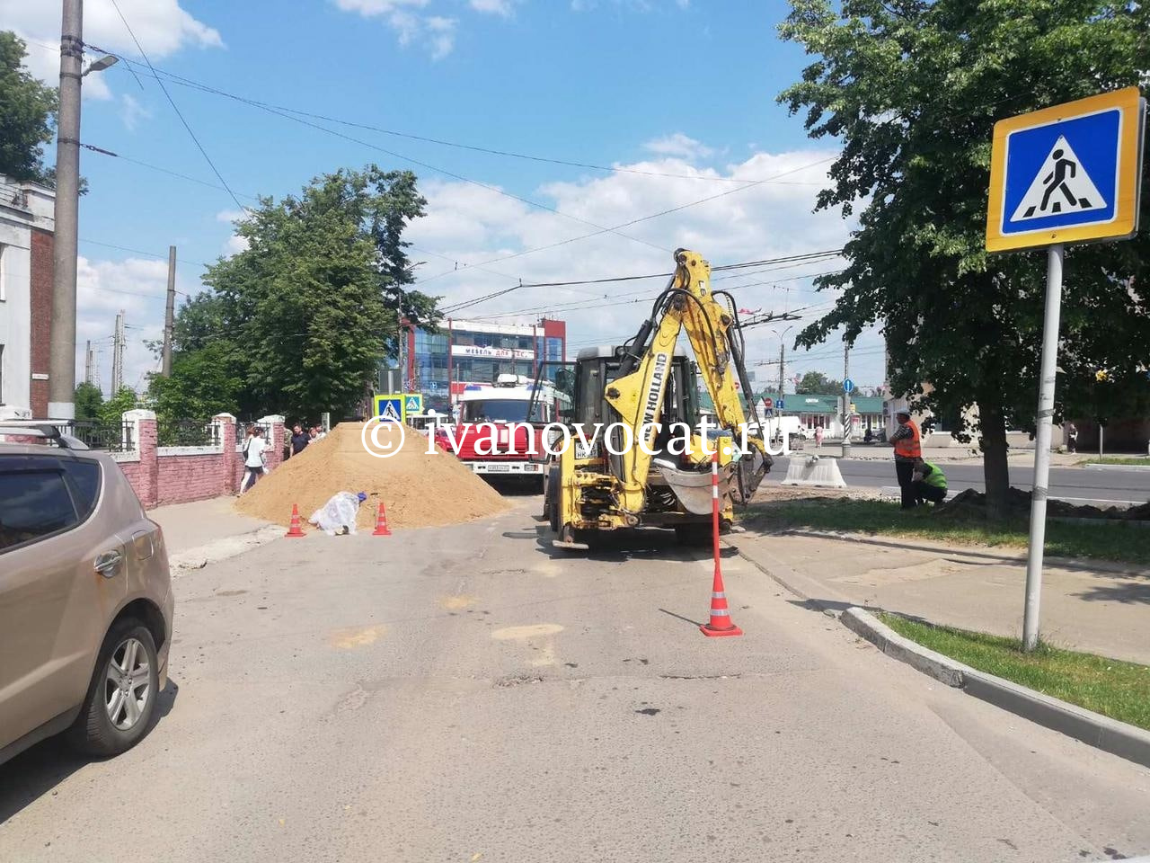 В Иванове дорожная техника насмерть задавила женщину (ФОТО 18+) |  16.06.2023 | Новости Иваново - БезФормата