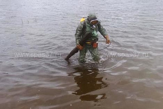 Ивановские водолазные специалисты обследовали дно Харинки в районе пляжа
