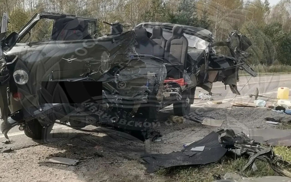 Водитель погиб, пассажир доставлен в медучреждение – ДТП в Ивановской области