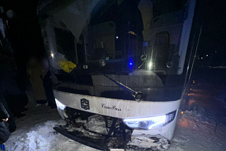 В Шуйском районе пассажирский автобус попал в ДТП (ФОТО)