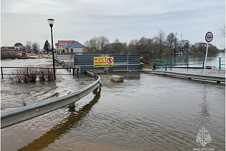 В Ивановской области талыми водами подтопило еще один мост (ФОТО)