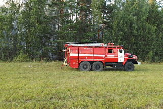 Несколько часов тушили лесной пожар в Ивановской области (ФОТО)