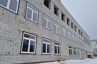 На каком этапе находится строительство корпуса 44-й гимназии в Сухово-Дерябихском микрорайоне в Иванове (ФОТО)