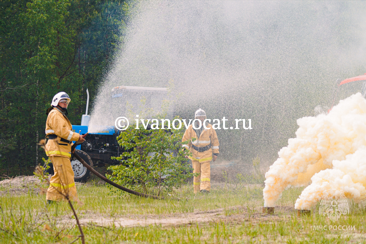 Ивановские пожарные провели учения по тушению лесных пожаров (ФОТО) |  01.06.2023 | Новости Иваново - БезФормата