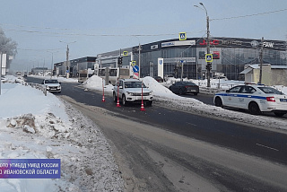 Наезд на несовершеннолетнего на «зебре» в Иванове (ФОТО)