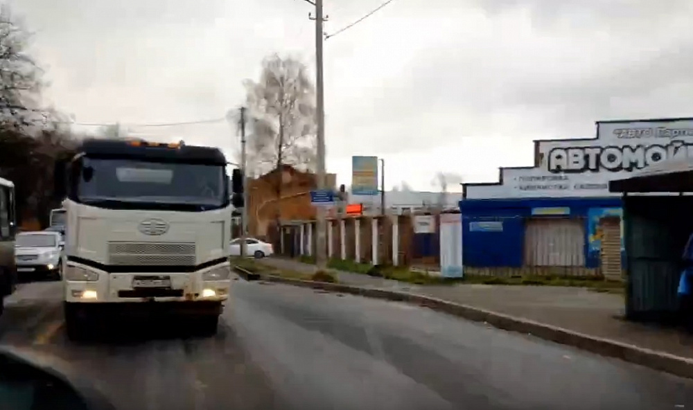 Видео с нарушением ПДД в Иванове (ВИДЕО)