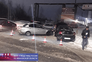 В ДТП в Иванове пострадала пассажирка одного из автомобилей (ФОТО)