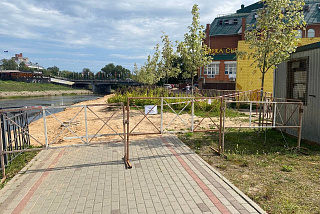 Прокуратура проводит проверку по факту разрушения набережной реки Уводь в областном центре