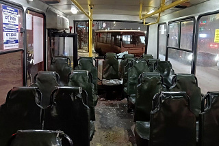 Столкновение двух автобусов в Иванове попало на видео (ВИДЕО)   
