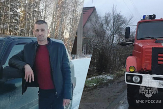 В Ивановской области прохожий вынес на руках пожилую женщину из горящего дома (ФОТО)