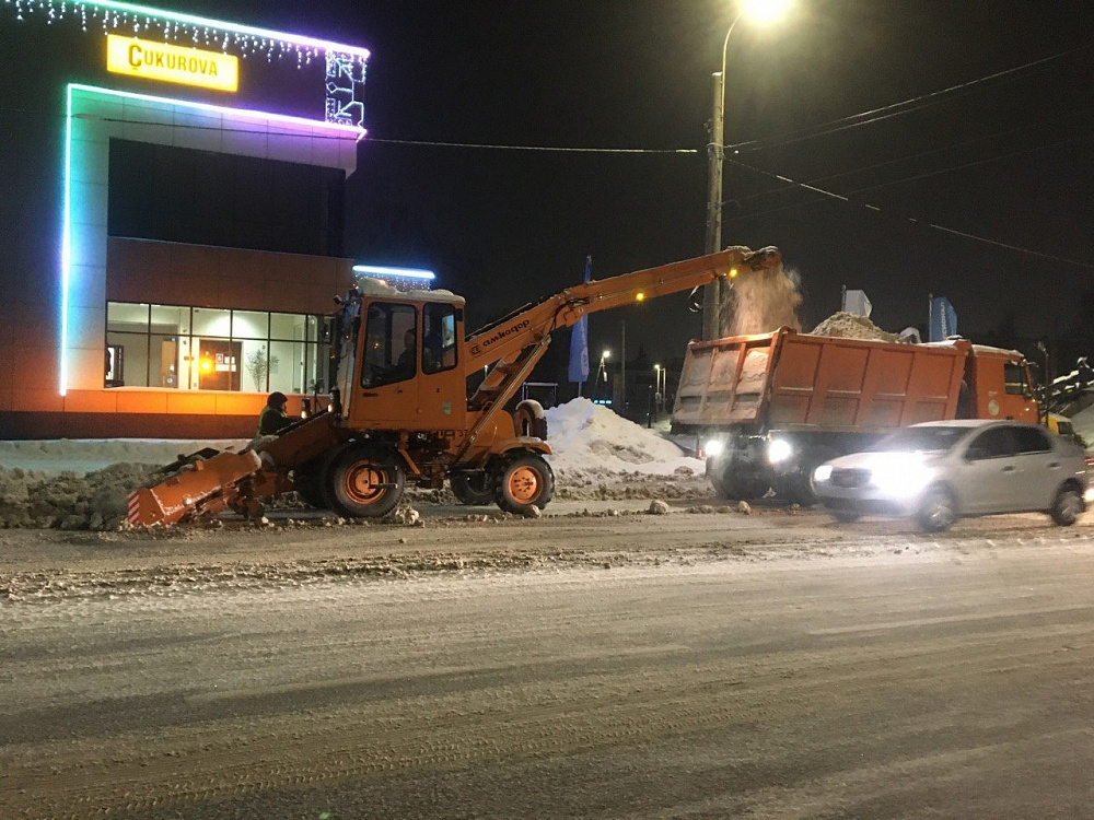 Из Иванова с начала зимнего периода вывезено более 100 тыс. кубометров снега