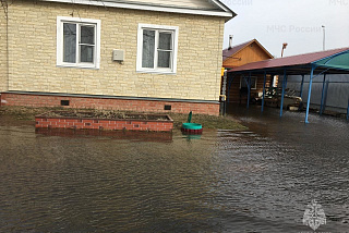 В Лухе подтопило приусадебные участки (ФОТО)
